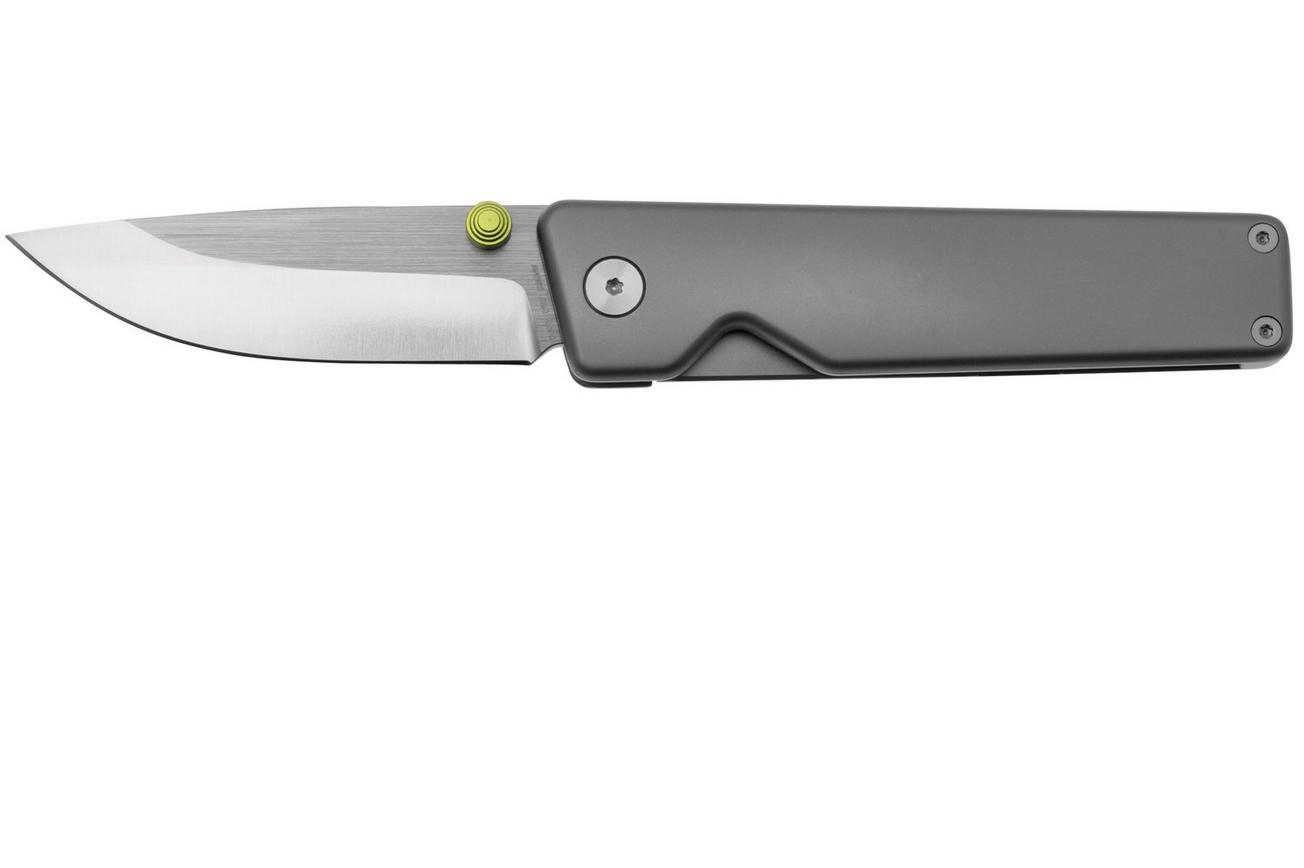 The James Brand The Chapter 2 KN127112-00 Grey Titanium, Satin CPM S35VN zakmes