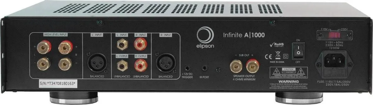 Elipson Infinite A1000 Amplis de puissance