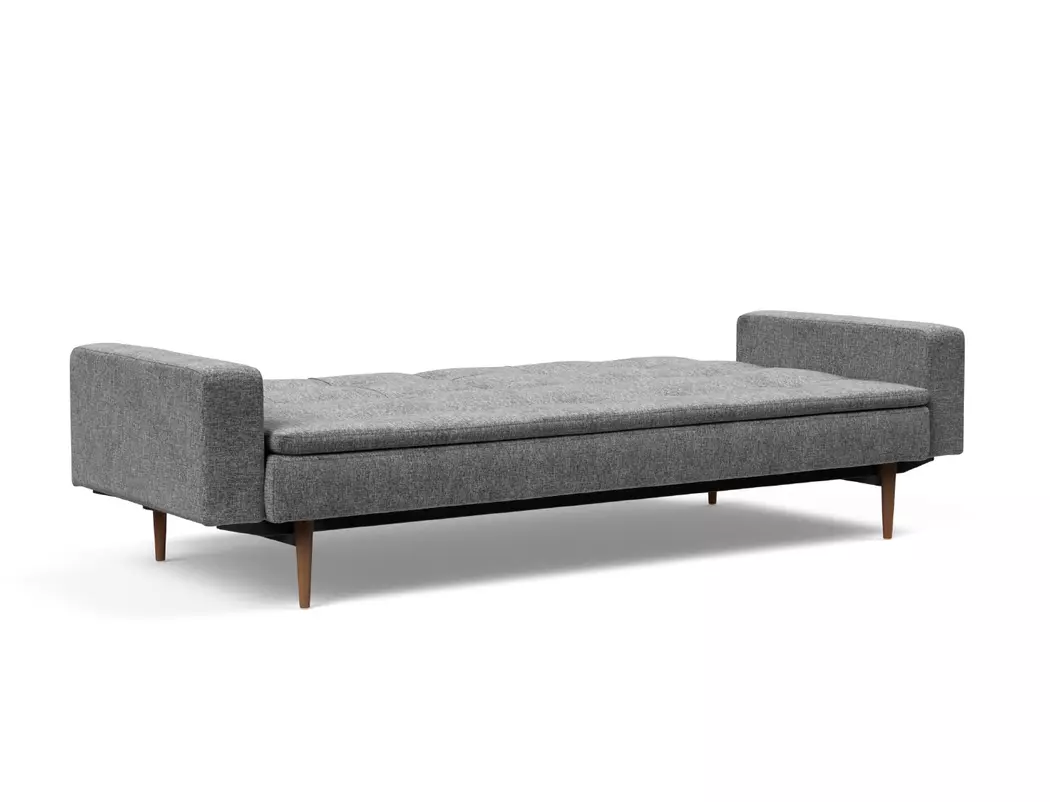 Schlafsofa mit Armlehnen Dublexo Styletto dunkel