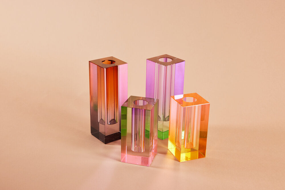 Miss Étoile  Rainbow vase - H12.5 cm.