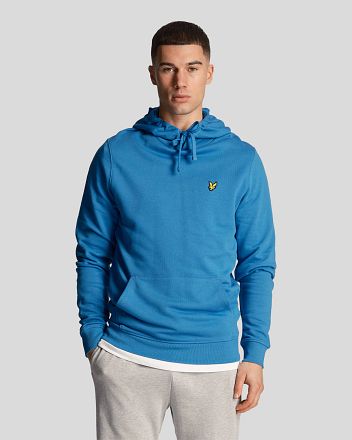 Lyle and Scott Hoodie Mid Blauw ML416VOG-W584 kopen