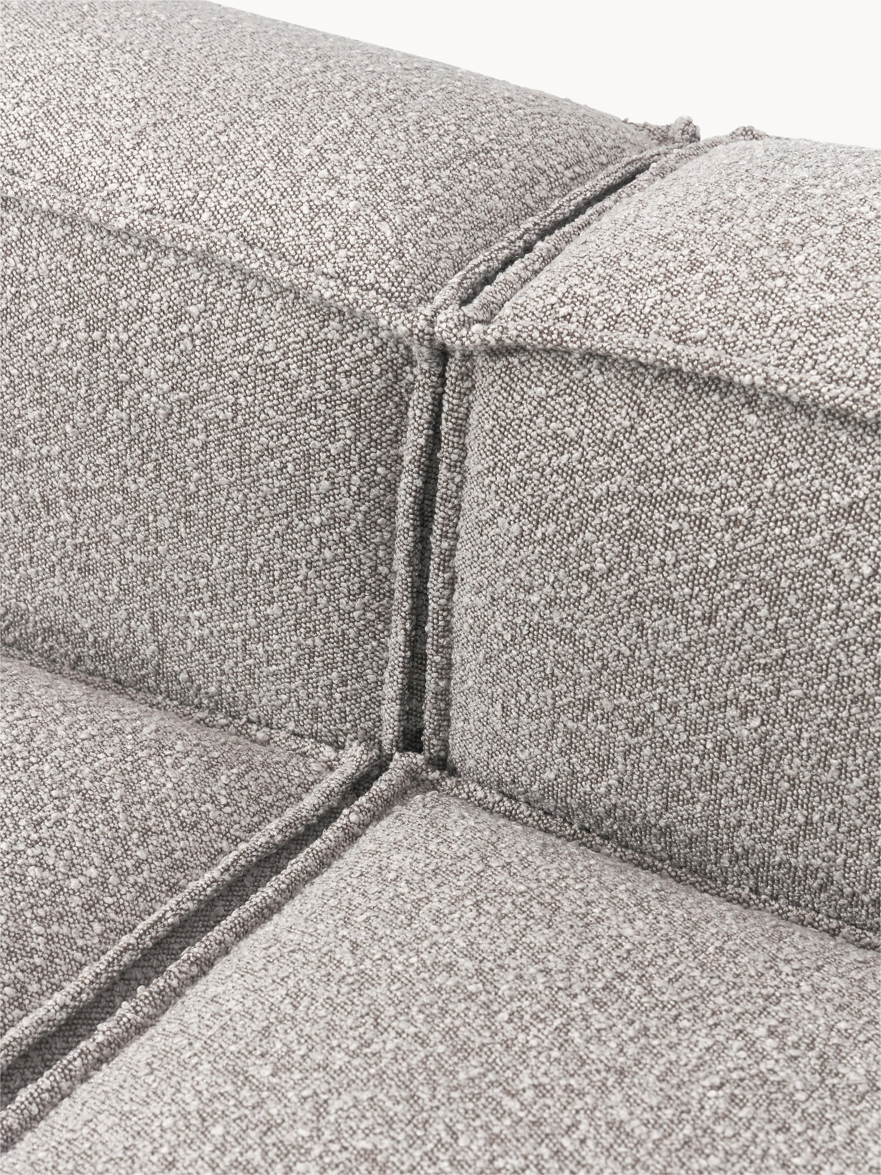 Modulaire bank Lennon (4-zits) uit bouclé