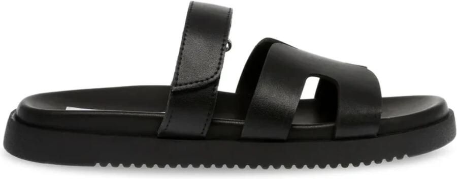 Steve Madden sandaaltjes van leer met klittenbandsluiting model 'Missile'