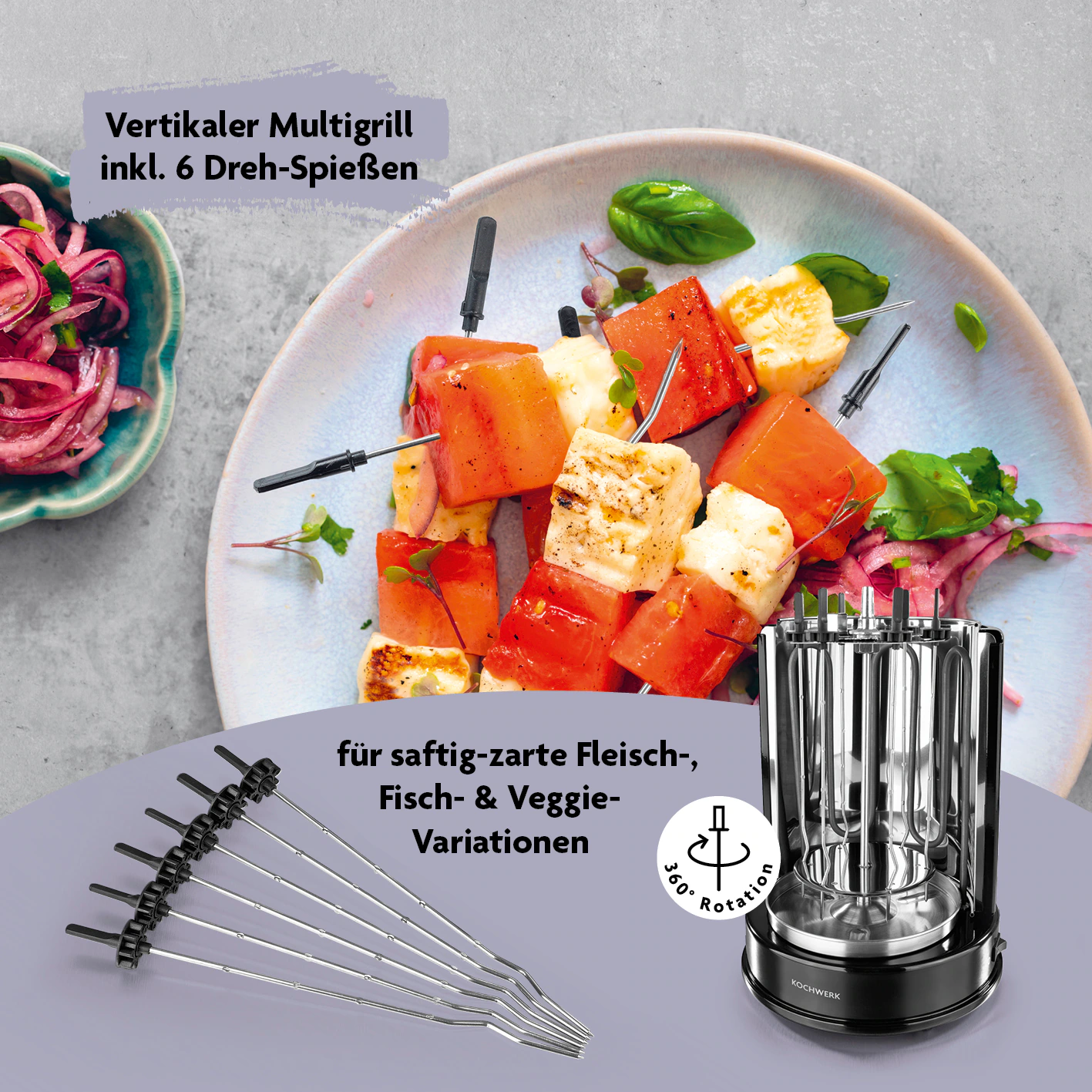 Rachs KOCHWERK Dönergrill 1400W schwarz