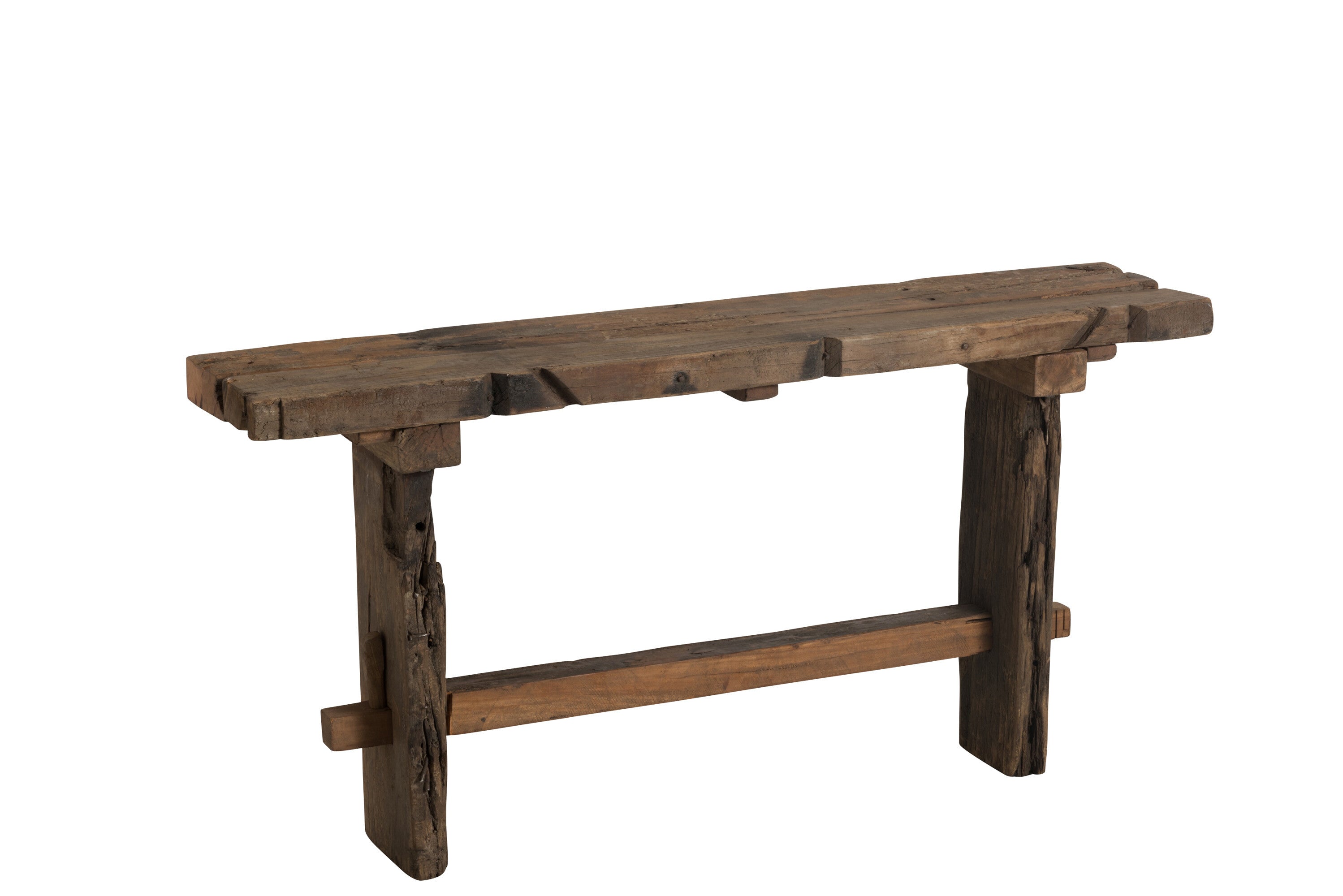 J-Line console Brut - hout - bruin