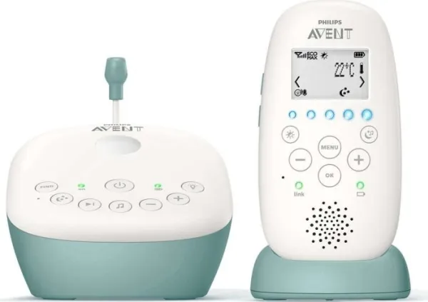 Philips AVENT SCD731 - Baby overvågningssystem - trådløs (DECT) LCD-monitor