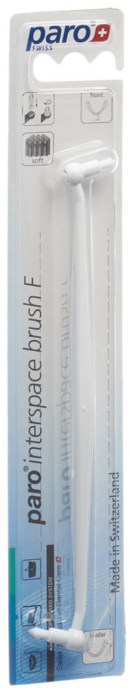 PARO Interspace Bürste F Halter weiss 2 Bürsten 1 Stk