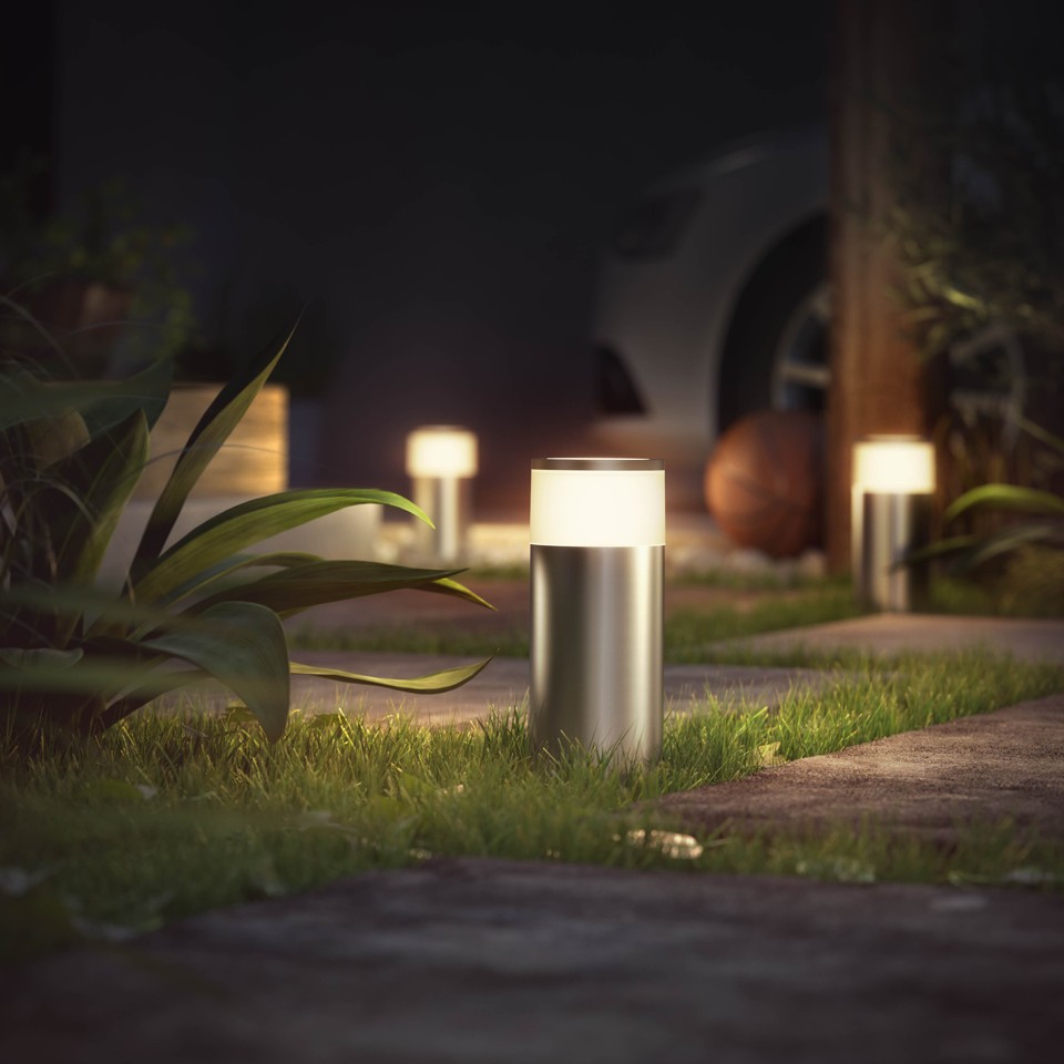 Philips Hue - Calla Outdoor Pedestal - White & Color Ambiance - S