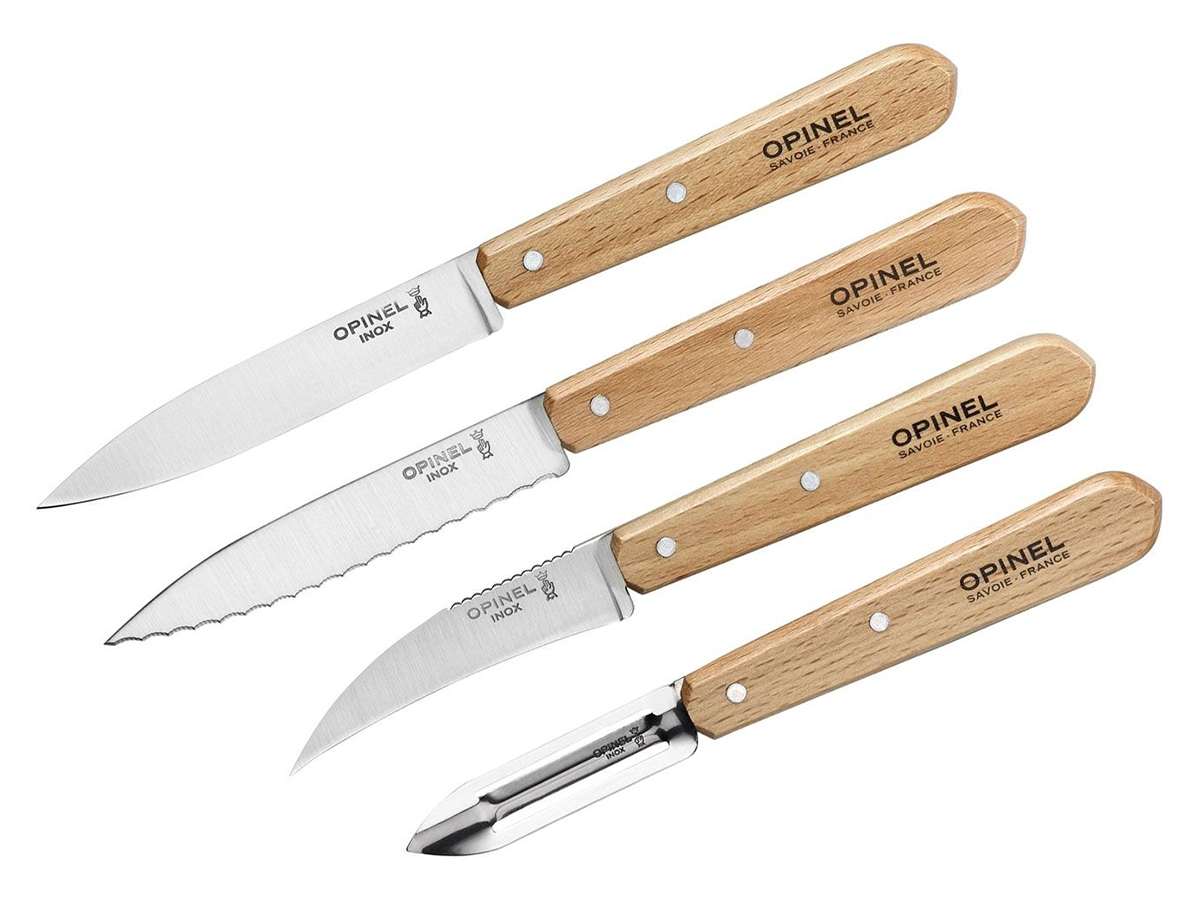 Opinel Les Essentiels Naturel 4-Delige keukenset