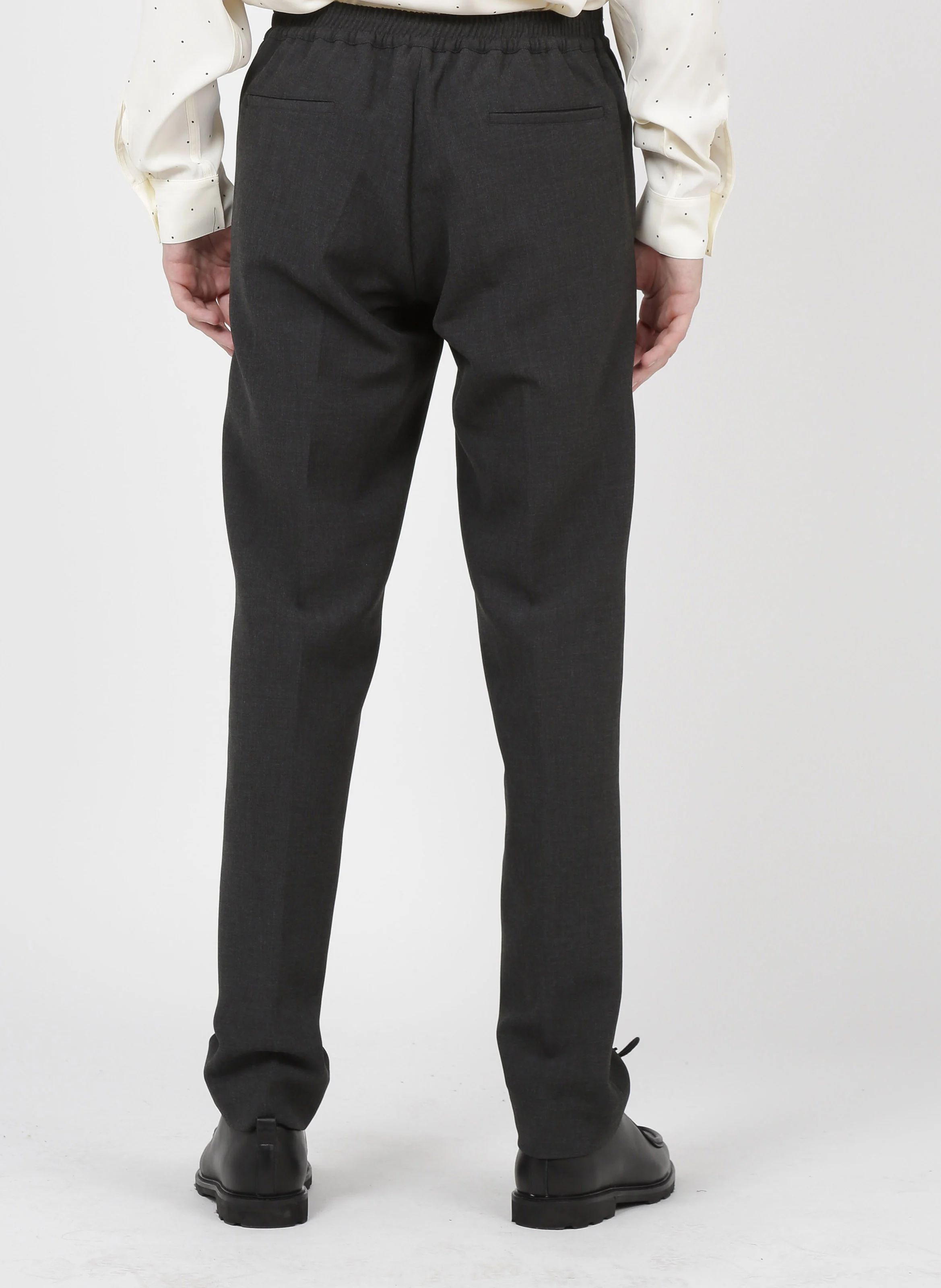 Pantalon droit| Gris