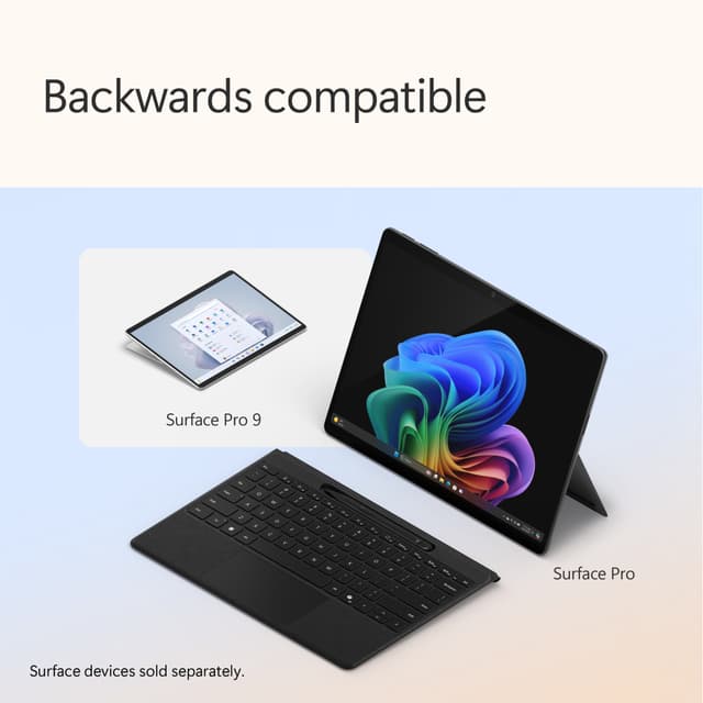 Microsoft Surface Premium Pro 2024-tastatur + Slim Pen (sort)