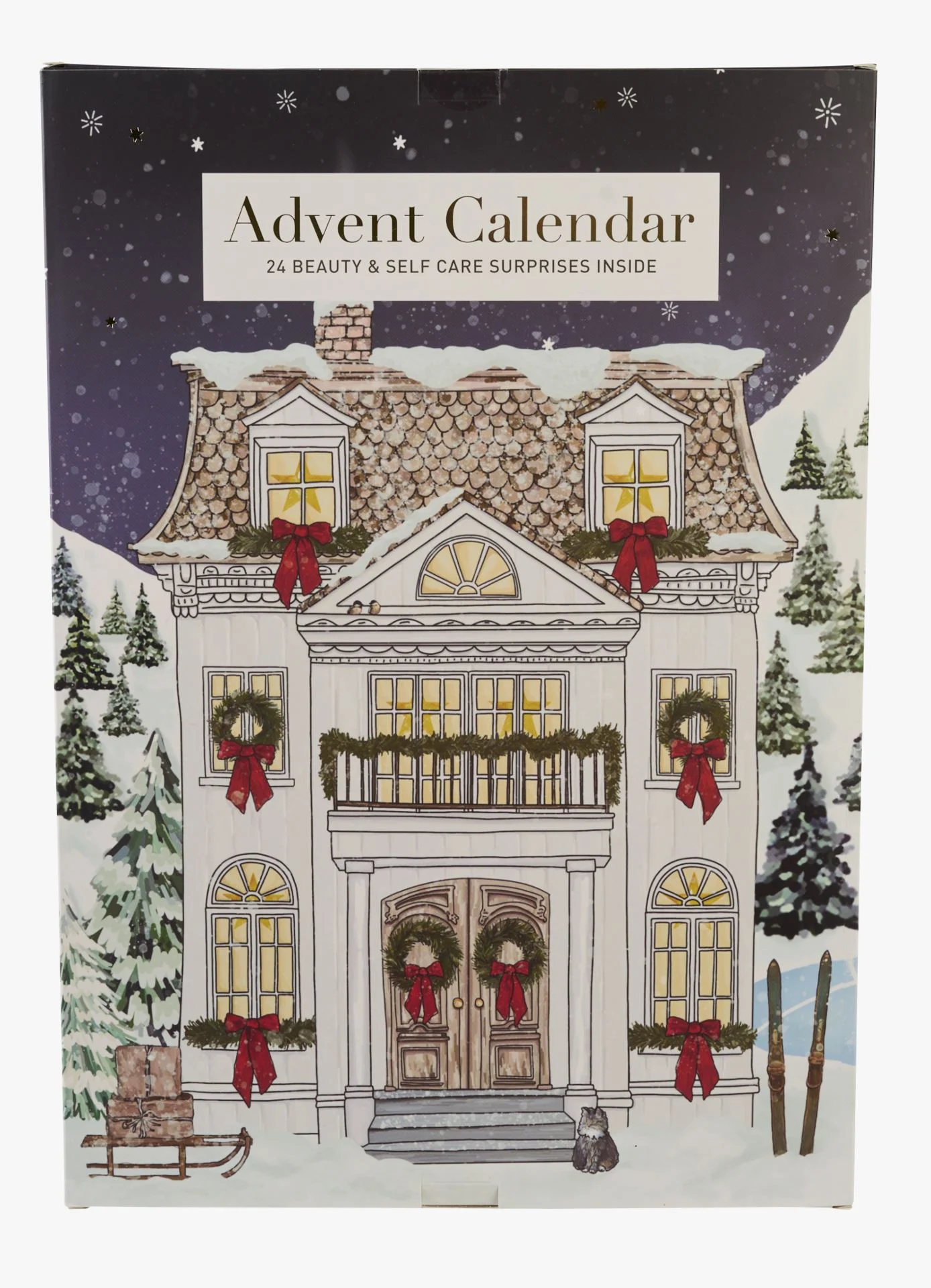 Adventskalender multi - 9x30x40 cm