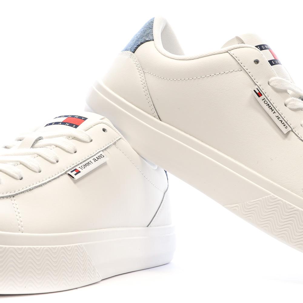 Tommy Hilfiger Baskets Blanches Homme Tommy Hilfiger Cupsole