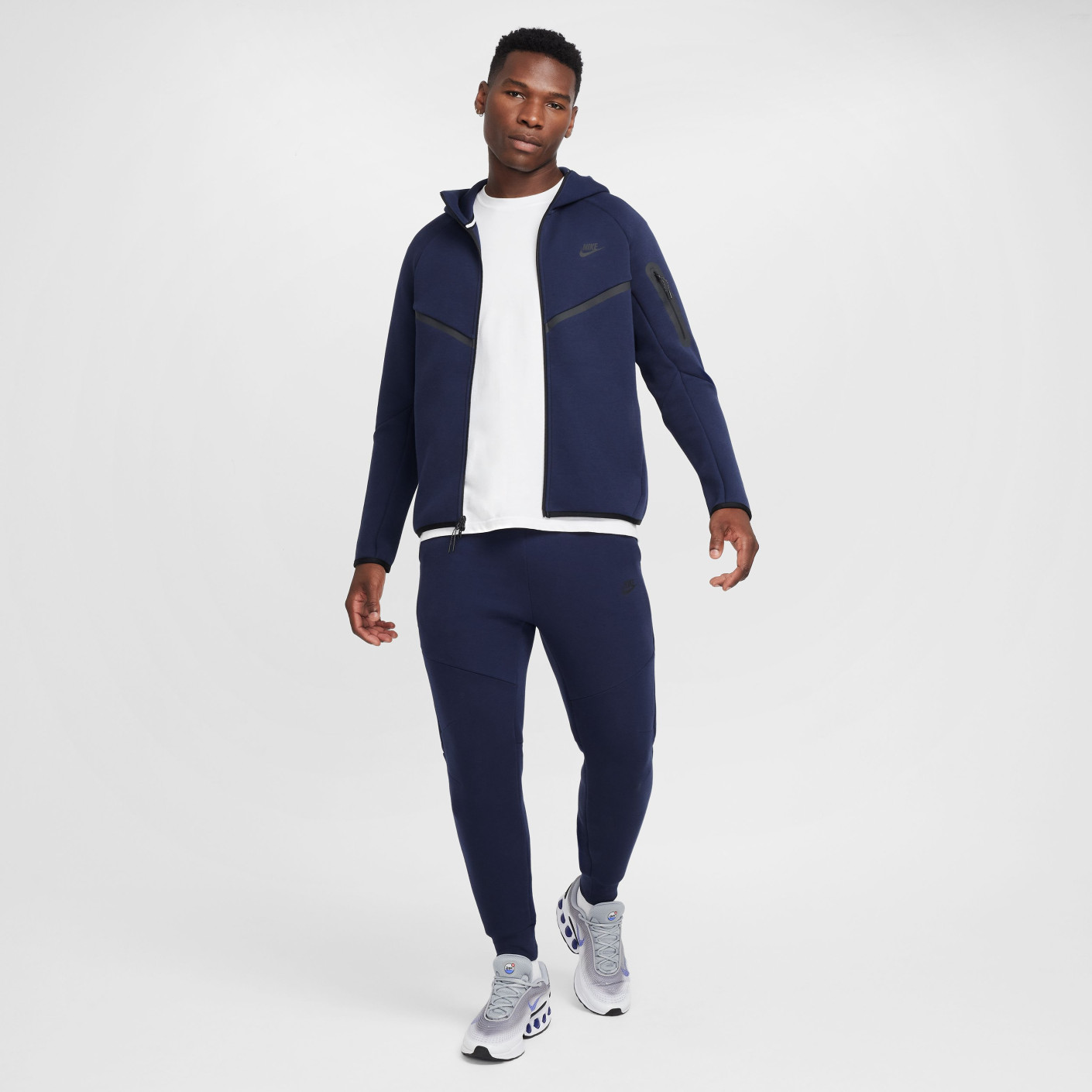 Nike Tech Fleece Sportswear Vest Donkerblauw Zwart