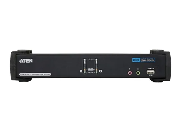 ATEN CubiQ CS1782A - KVM / audio / USB switch - 2 x KVM / audio - 1 lokalbruger - desktop