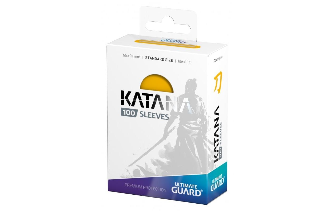 Kartenhülle Katana Sleeves Standardgrösse Gelb 100Kartenschutzhüllen