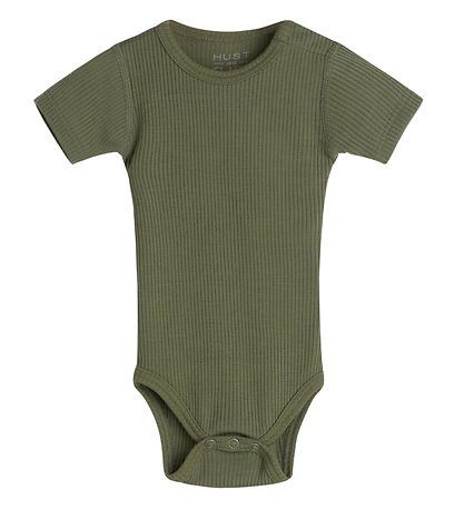 Hust and Claire Body k/ä - Wette - Rib - Wolle - Dusty Green