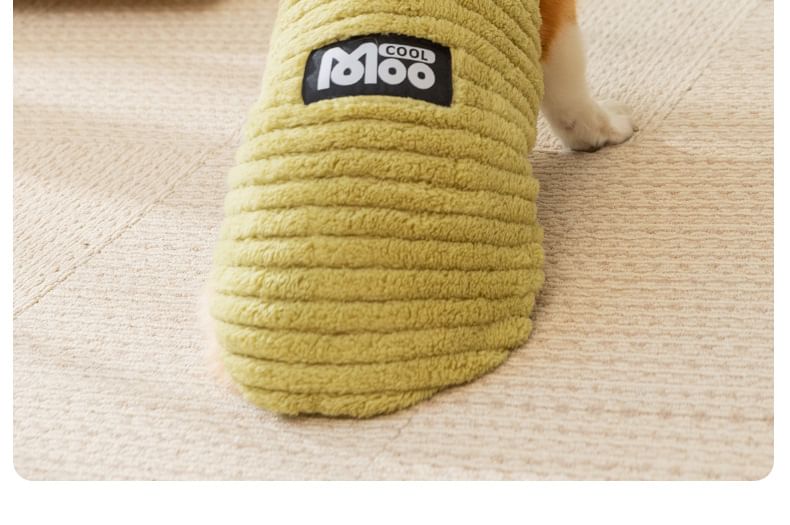 Cissilli - Chenille Pet Top met letters en capuchon