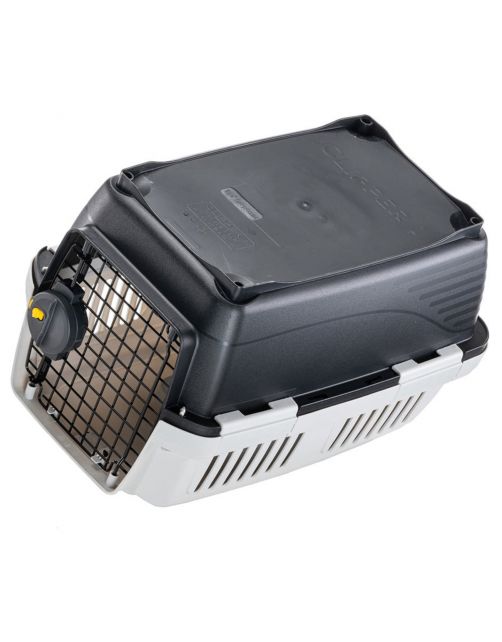 Ferplast Reismand Clipper 1 - Kattenvervoersbox - 50x33x32 cm Wit Zwart