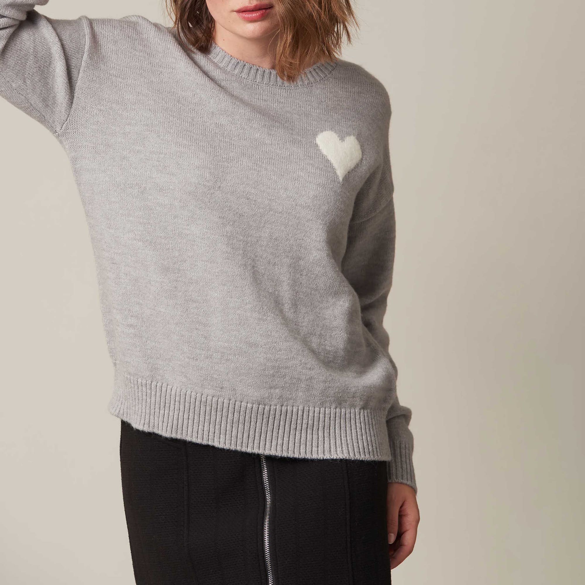Pull Femme gris