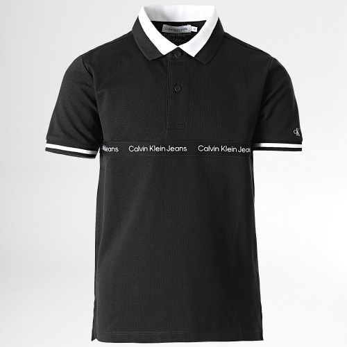 Polo Manches Courtes Enfant 638 Noir