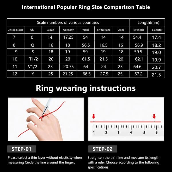 Smart Ring Bluetooth Finger Health Tracker 17,4 mm indre diameter