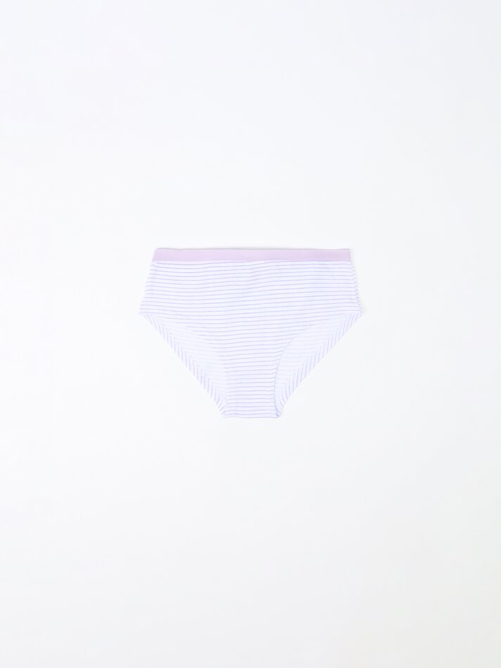Pacote com 7 calcinhas hipster estampadas - Cores variadas