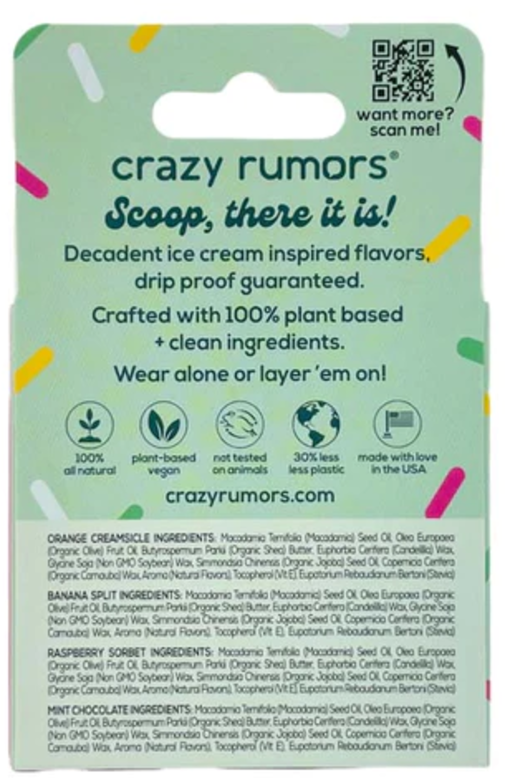Crazy Rumors  Mixed Pack Ice Cream Mix, 4 Stk