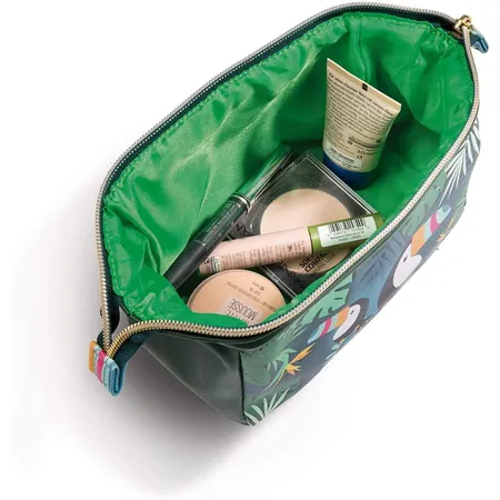 NICI Kosmetiktasche Tukan 18x12x9cm Kunstleder