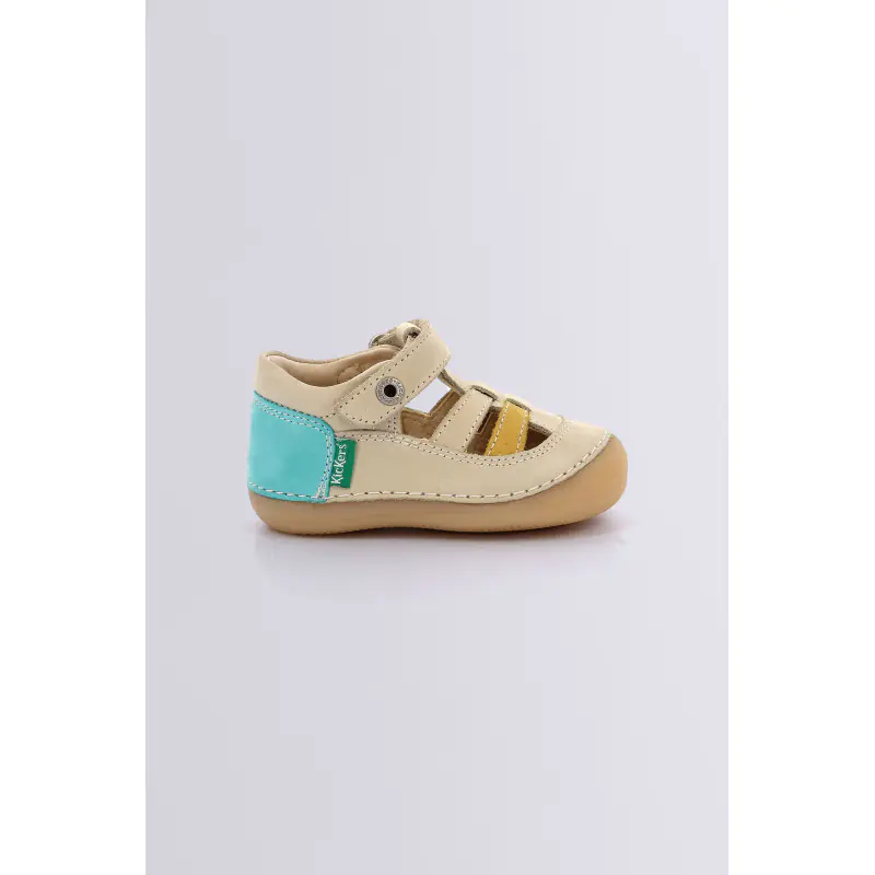 Sushy Beige bleu SALOMÉS Cuir Garçon