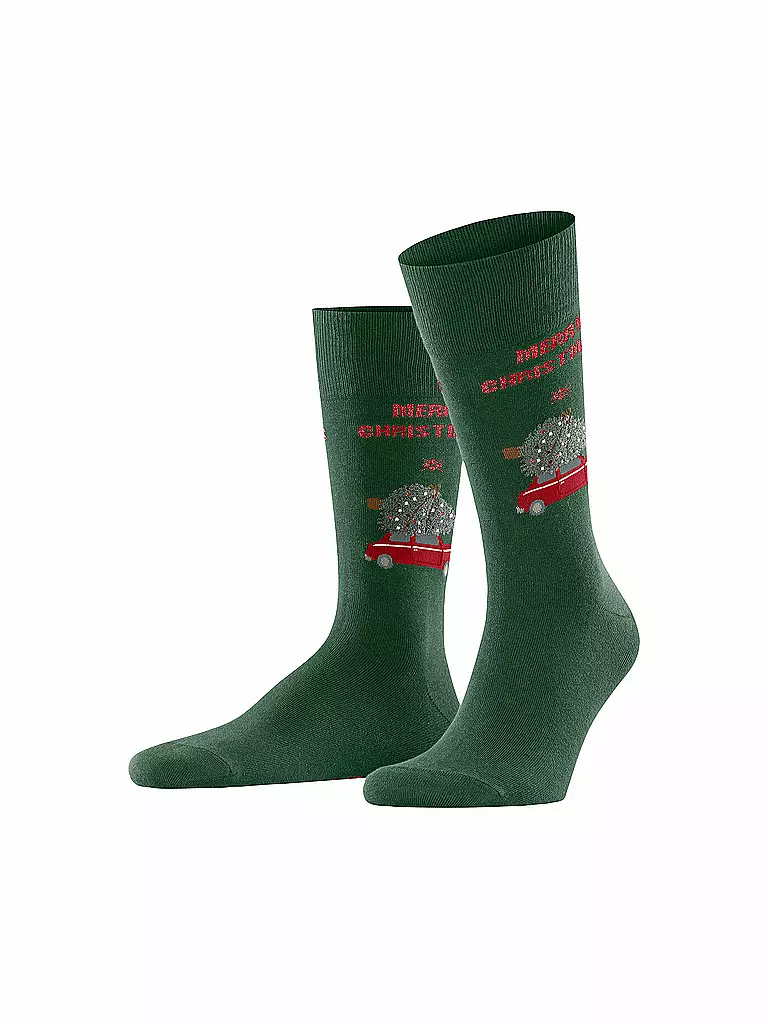 BURLINGTON Herren X-MAS CAR eucalyptus  grün