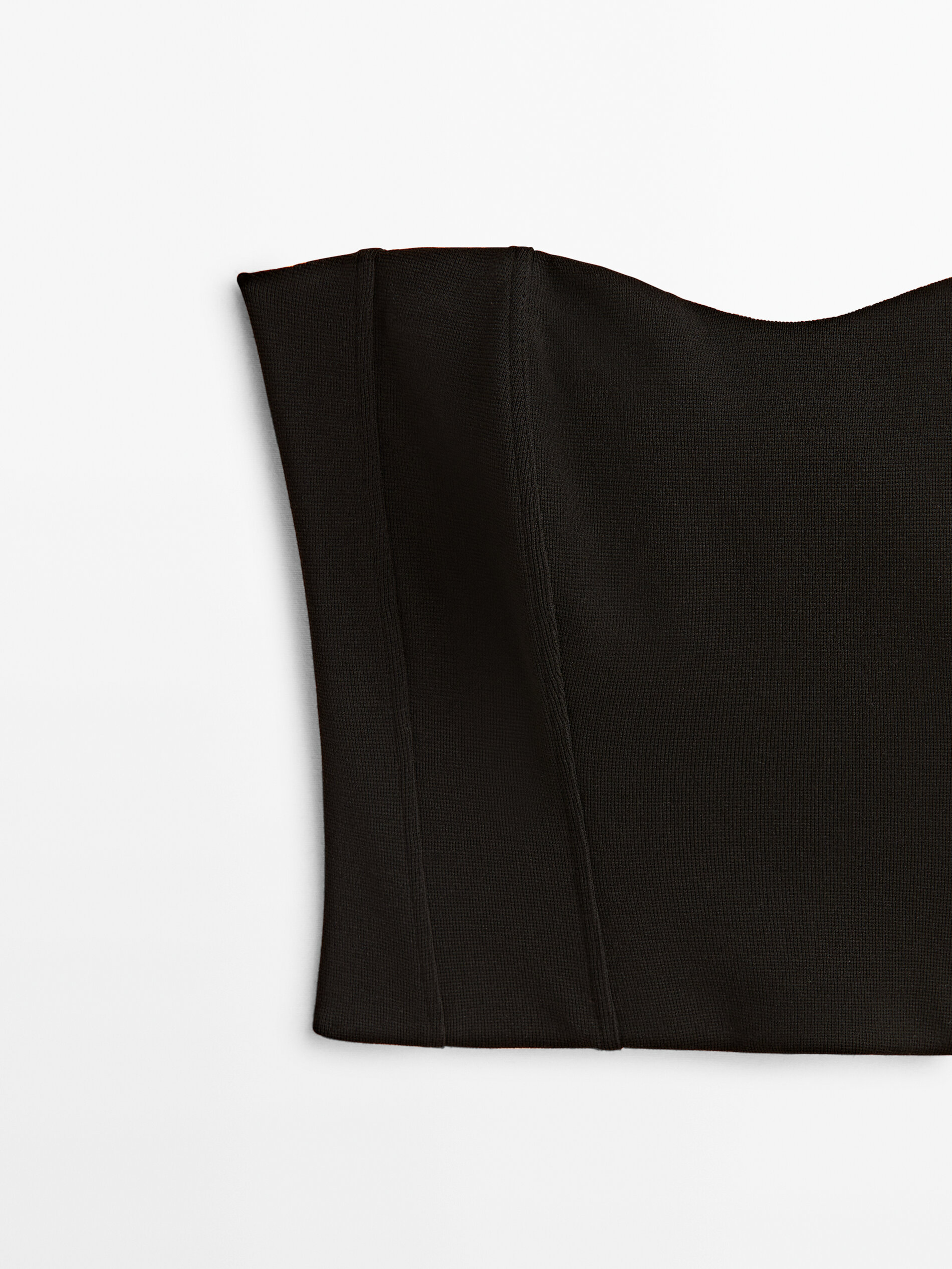 Top bustiê preto - NEGRO