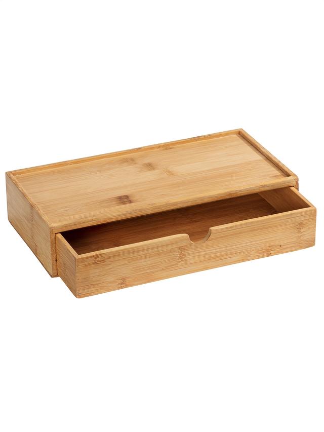Badbox Terra mit Schublade, Bambus