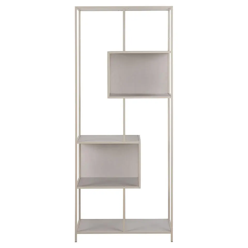 Hioshop Sea wandkast 5 planken grijs