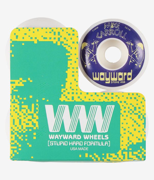 Wayward Carroll Pro Classic Rollen (white blue) 53mm 101A 4er Pack