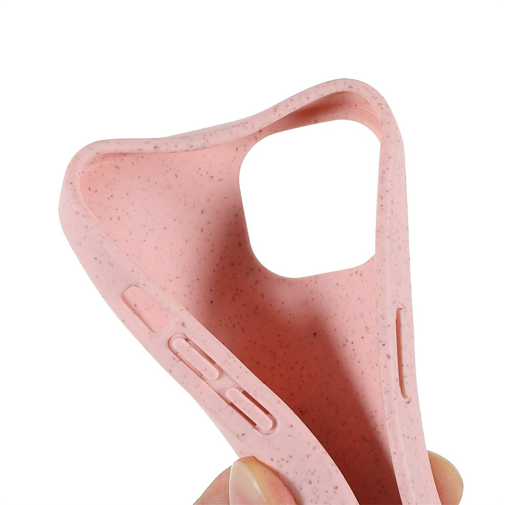 iPhone 15 Bio Gummi Schutzhülle Eco Friendly Nachhaltig Kompostierbar - Rosa