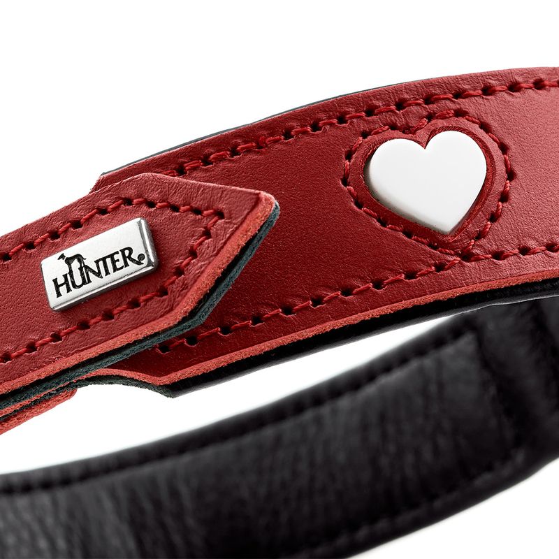 Collier HUNTER Love, rouge pour chien