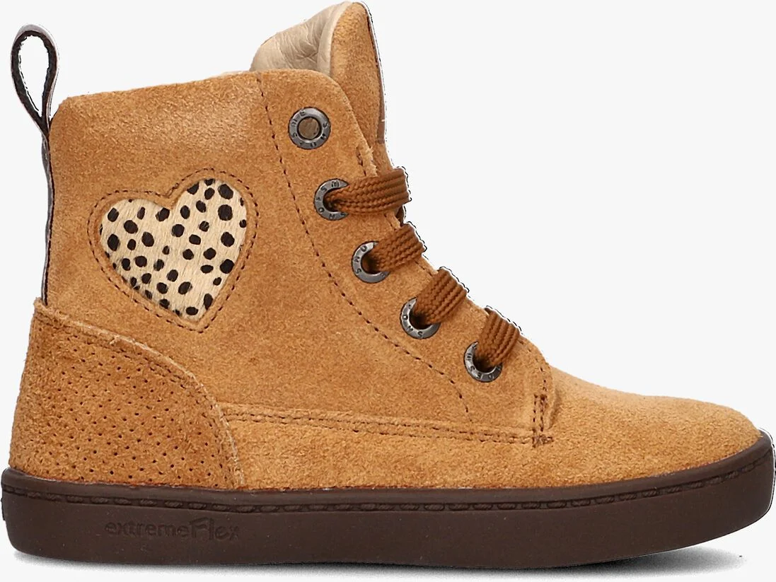 SHOESME cognac shoesme hoge sneaker fl23w015