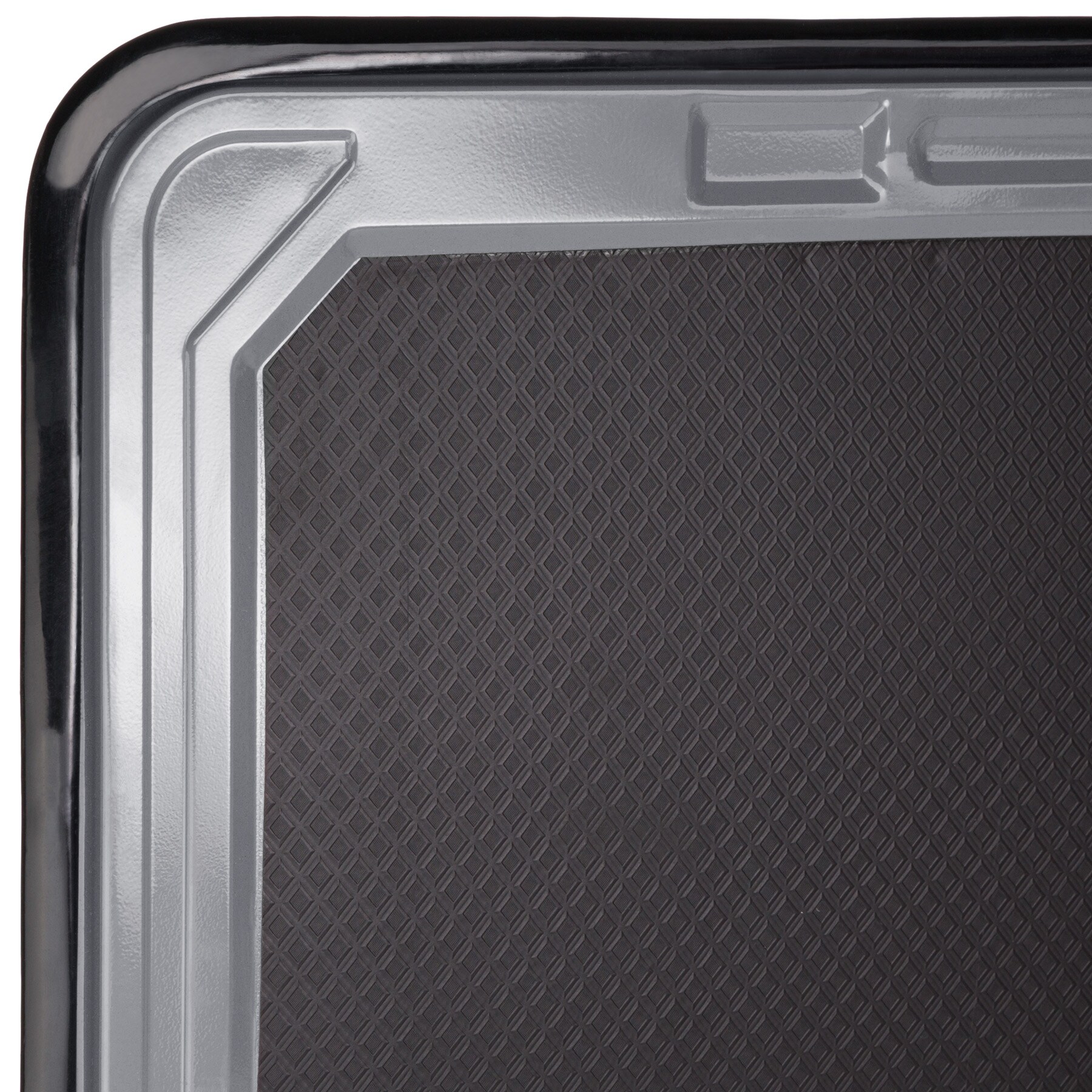 tectake® Plattformwagen, klappbarer Handgriff mit Aufbewahrungsfach, rutschfeste Auflage und gummierter Kantenschutz, Ladefläche 73 x 47 cm