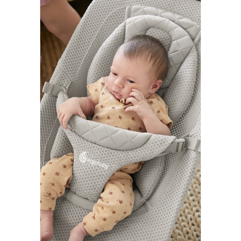 Køb Ergobaby Light Grey Evolve Bouncer Mesh
