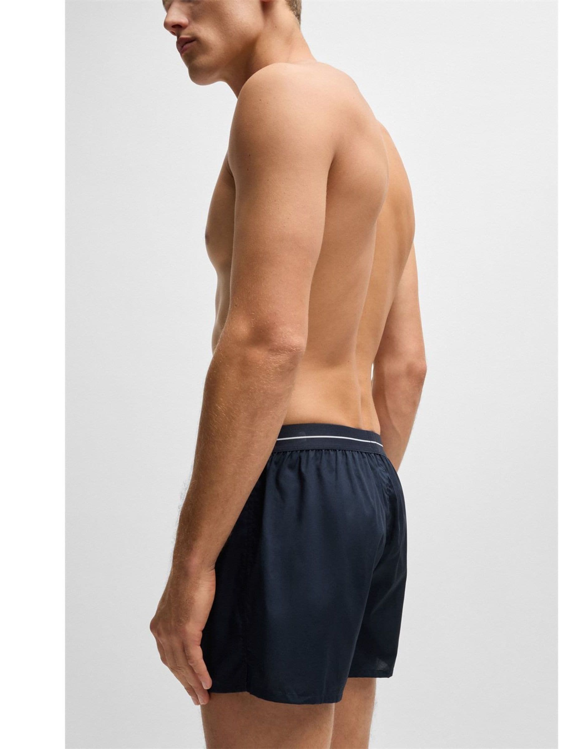 BOSS 100% Cotton Lounge Jersey Shorts 2 Pack