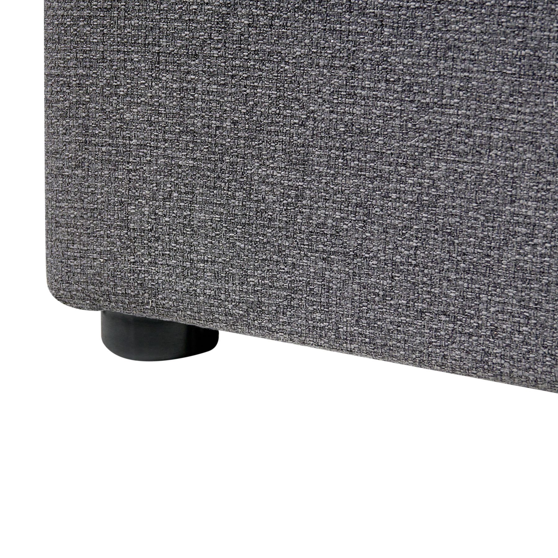 Beliani-DINAN -Tweepersoonsbed-Donkergrijs-160 x 200 cm-Polyester