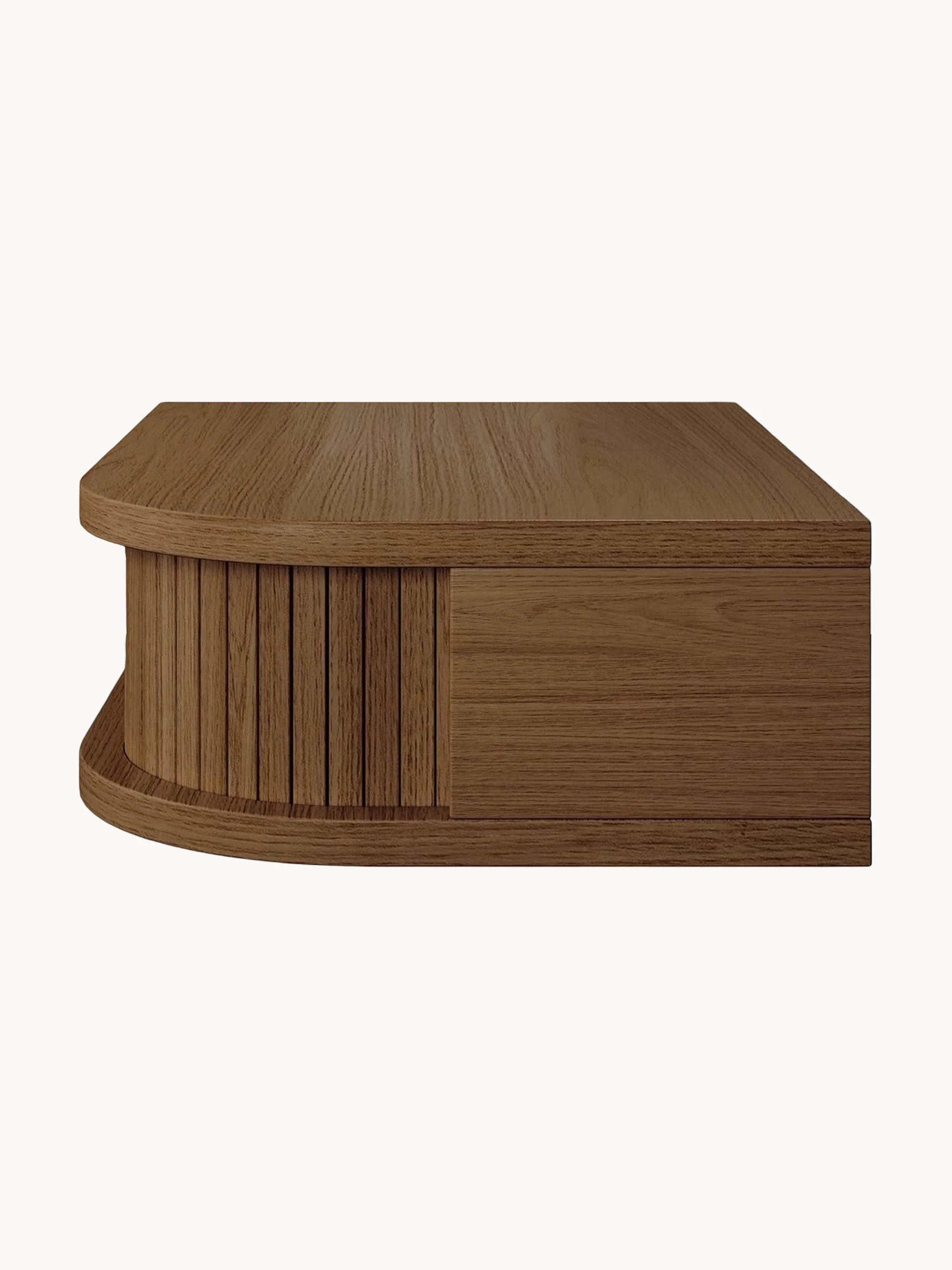 Houten wandnachtkastje Farsta Tambour met lade