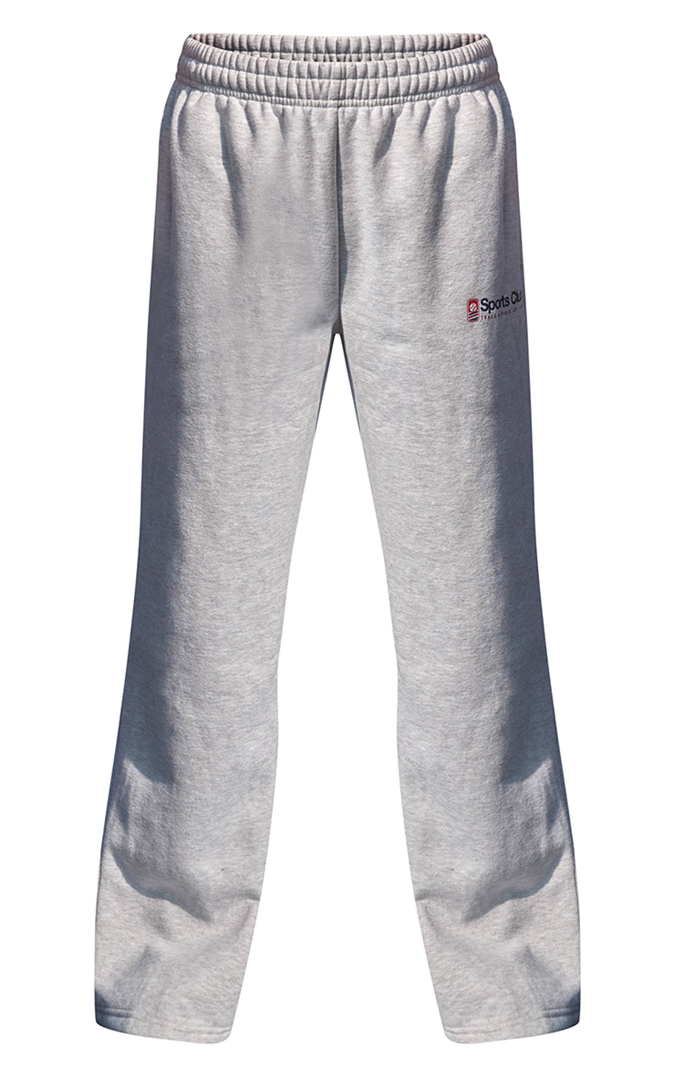 Gris Cendré Pantalon De Jogging Droit Sports Club