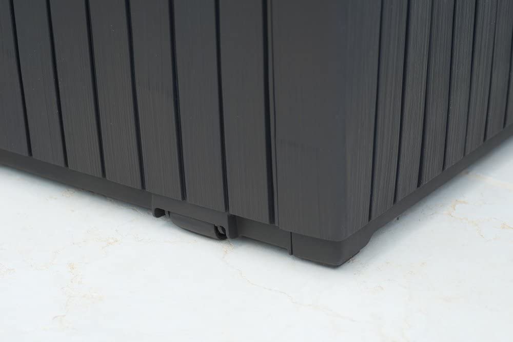 Keter Kissenbox Sitztruhe Gartenbox Springwood braun