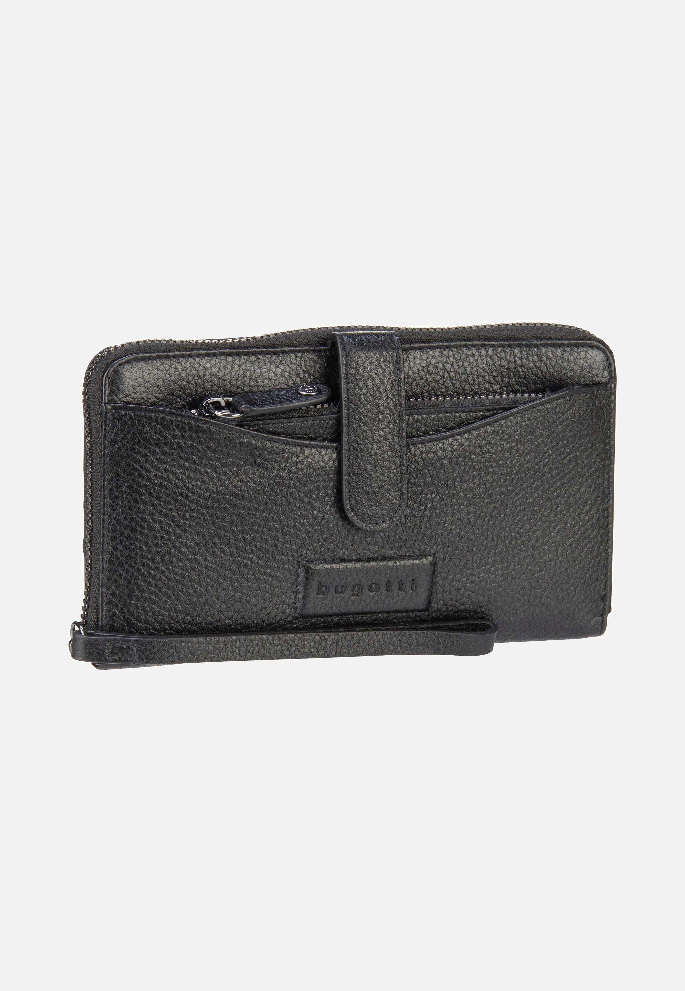 Elsa Long Ladies Zip Key Schwarz - Portemonnaie
