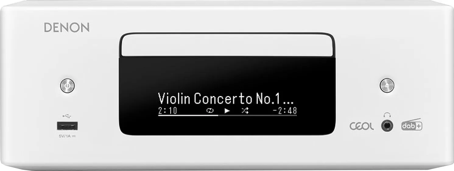 Denon Ceol RCD-N12 Blanc Amplis hi-fi stéréo