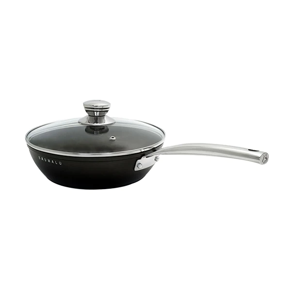 Sauteuse 28 cm avec couvercle Black edition Baumalu