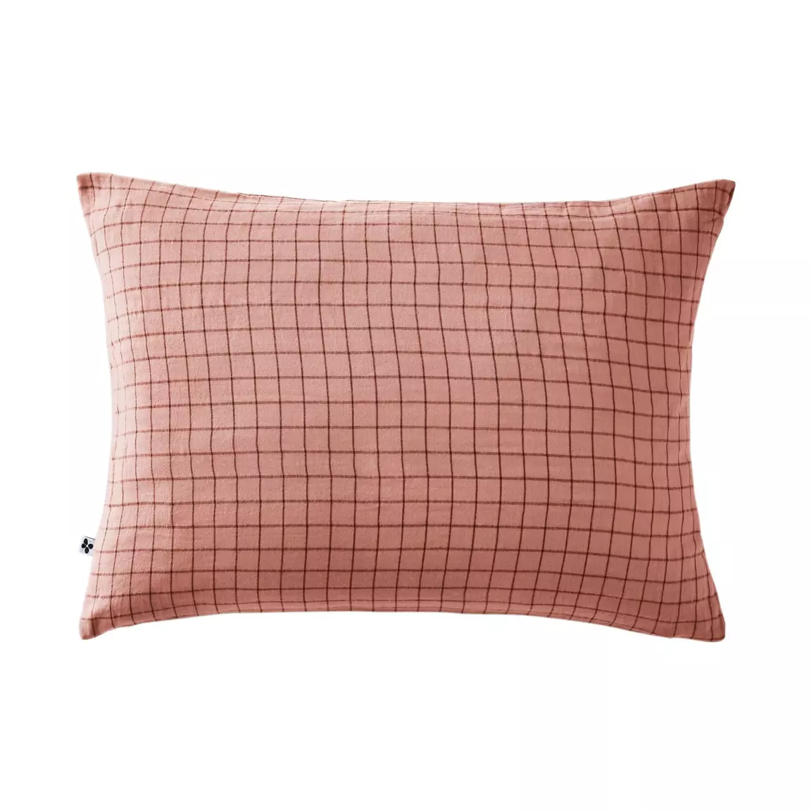 Taie d'oreiller rectangulaire gaze de coton (50 x 70 cm) Gaïa Mix Rose pêche