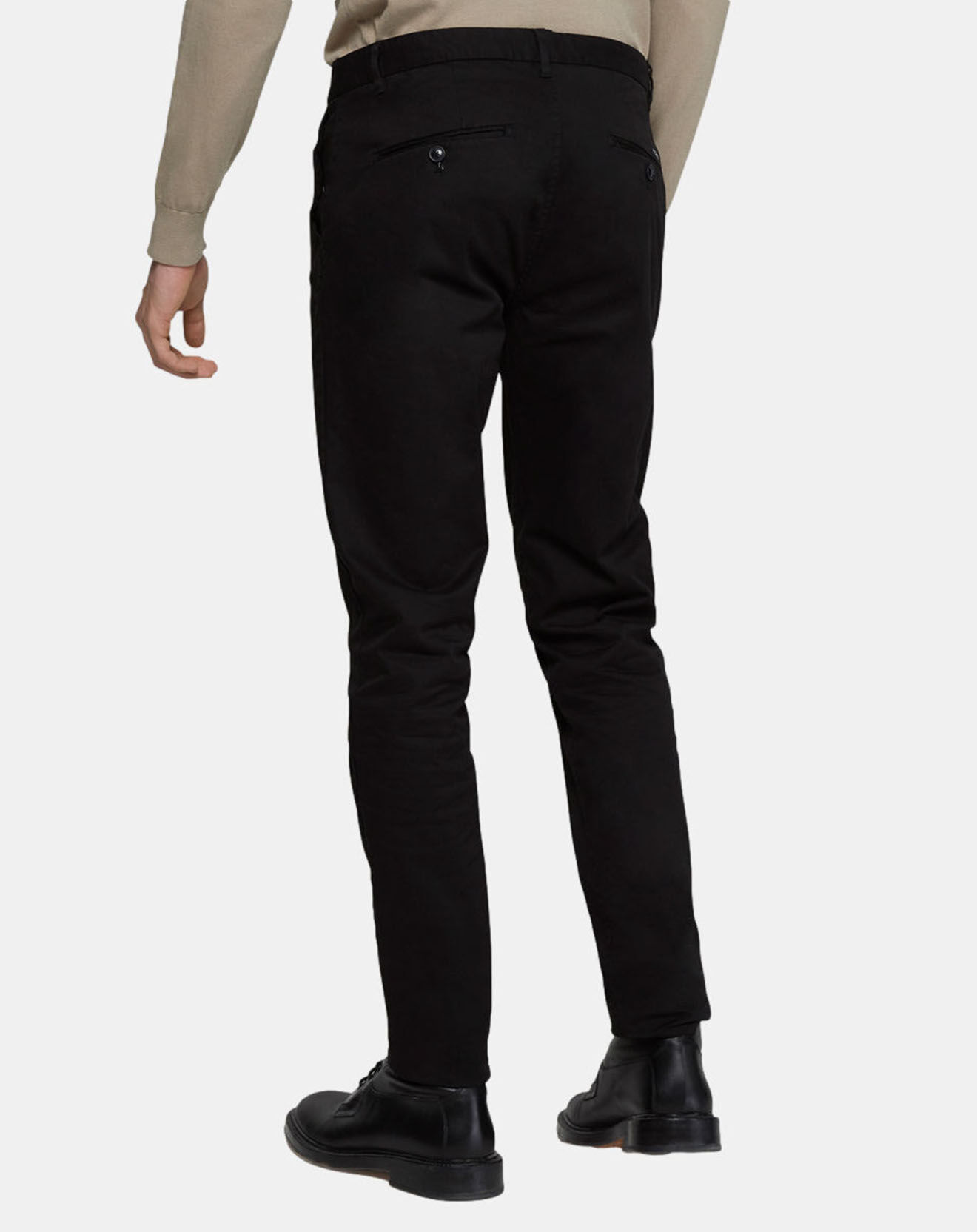 Scotch & Soda Pantalon chino Slim Fit Stuart uni stretch noir
